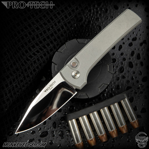 Pro-Tech Knives: Scapegoat Compact (Chaves Design) - Two Tone/Tumbled - CCKS