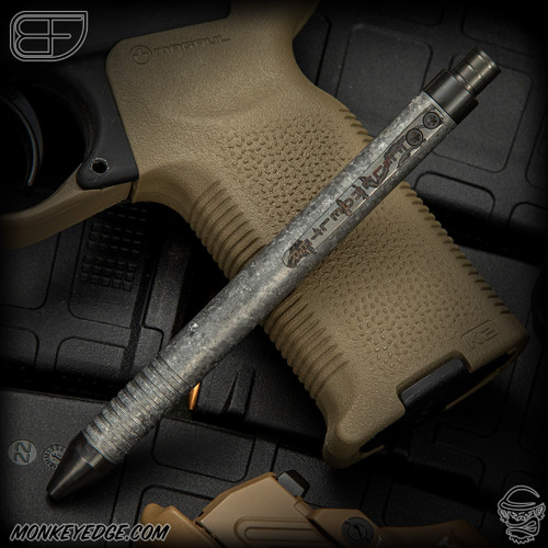 Fellhoelter TiCkler Pen - CrystalTi w/Zirc Tip + Mech - Cptn Axel Collab