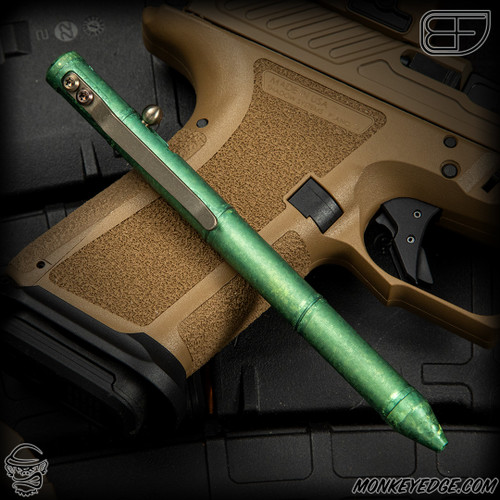 Fellhoelter TiBolt Pen - CrystalTi Bamboo - Cptn Axel Collab