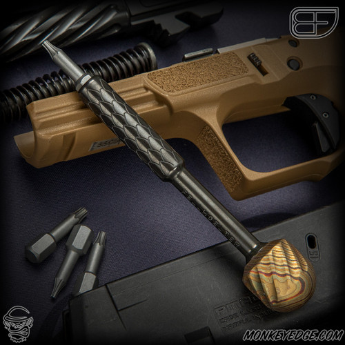 Fellhoelter Screw-It: Zirconium Dragon w/Mokume Ball