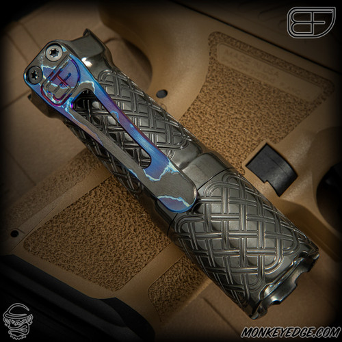 Fellhoelter FTD Flashlight: Zirconium Celtic w/DarkTi Clip