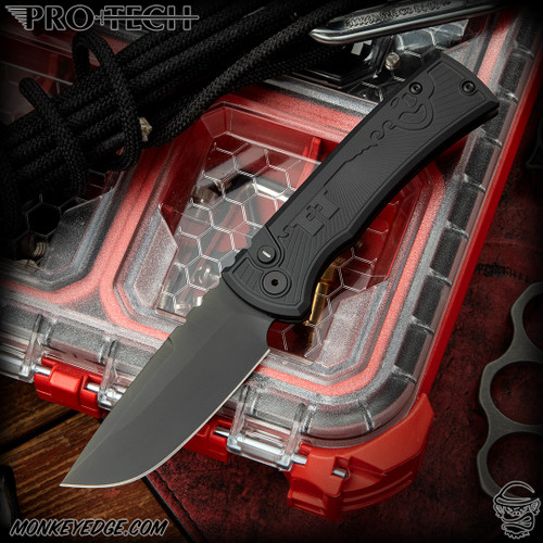 Pro-Tech Knives: Redencion Operator (Chaves Design) - Black/Black Skull Key