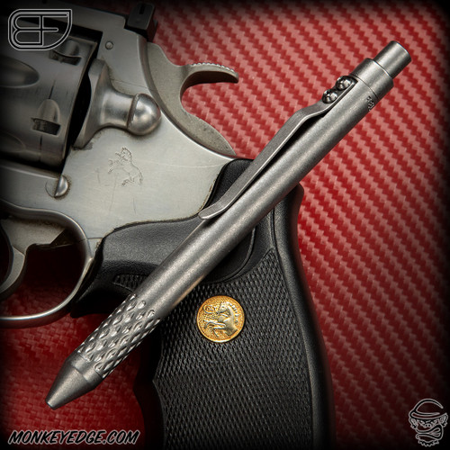 Fellhoelter TiCkler Pen - Titanium Tumbled Drip Tip