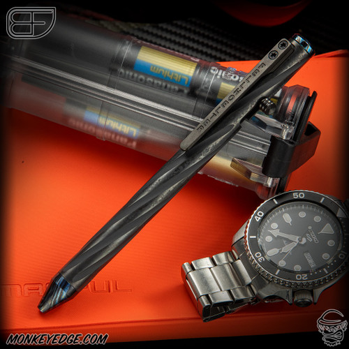 Fellhoelter TiBolt Pen - CrystalZirc Spiral Fluted w/ZircuTi Tip + Cap