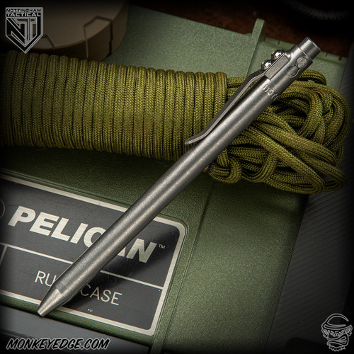 Nottingham Tactical Pen: G2 Full Size TB 360 - Titanium Tumbled Smoothie