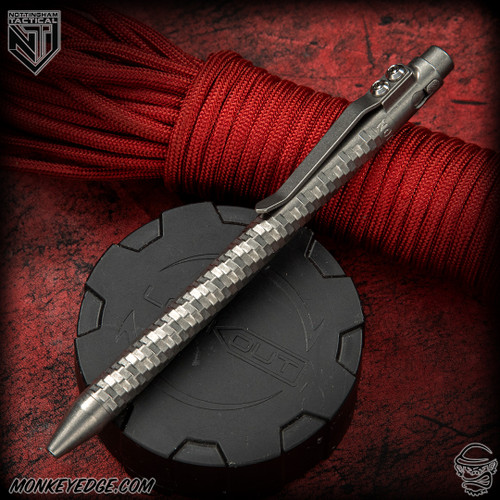 Nottingham Tactical Pen: Standard TB 360 - Titanium Tumbled Digital