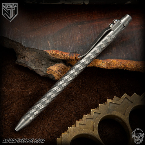 Nottingham Tactical Pen: G2 Full Size TB 360 - Titanium Tumbled Digital