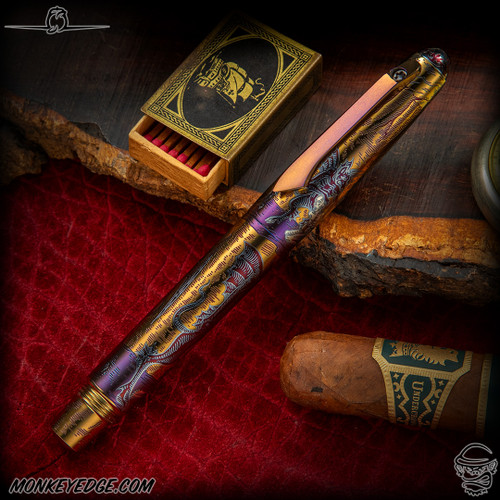 Dmitry Streltsov Pen: Ace - Titanium Dante's Inferno Engraved