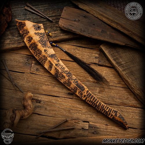 RMJ Tactical: Gold Point Red Stick War Club - Thunderbird - Natural