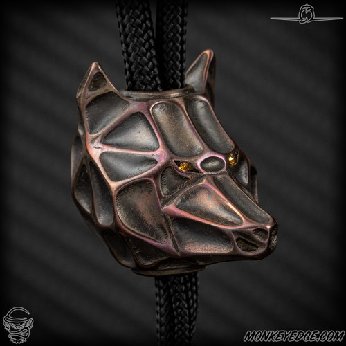 Dmitry Streltsov Constellation Bead: Wolf - Titanium/Gold