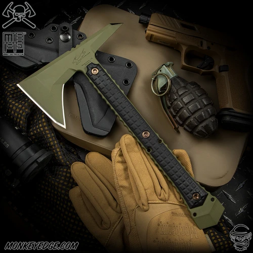 RMJ Tactical Tomahawk: Ragnarok 12 - Sniper Green Monkey Edge FRAG Pattern