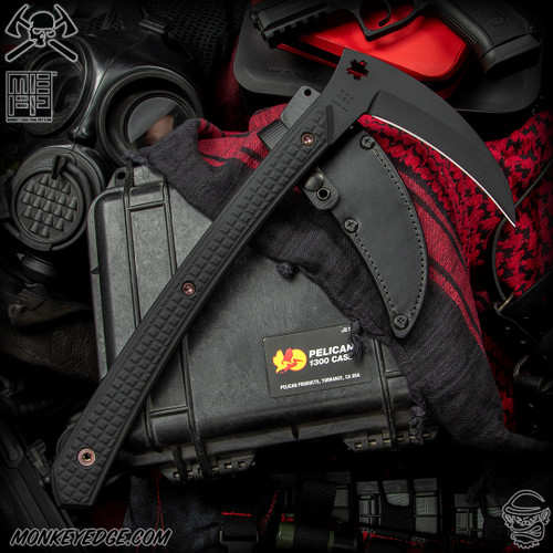Monkey Edge - RMJ Tactical: Senshi - Acid Etched/Black Monkey Edge