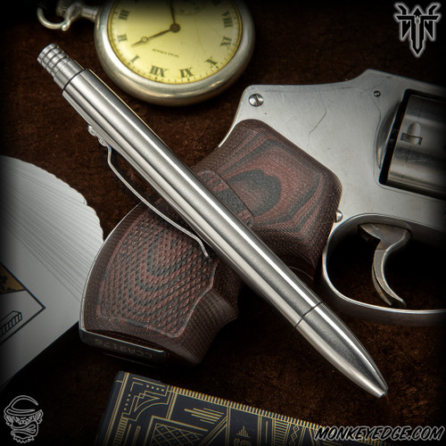 Tuff Writer Analog Press Pen -  Titanium Satin