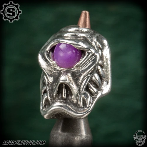 Starlingear Bead: Slyclops - Silver/Sugilite