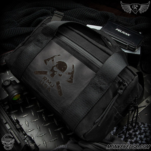 Chattanooga Leather Works: Mechanics Tool Bag - Black Waxed Canvas/Leather