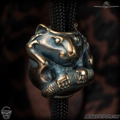Dmitry Streltsov Bead: Netsuke Mouse - Cobalt