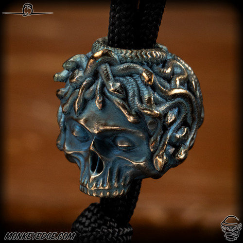 Dmitry Streltsov Bead: Lucky Medusa - Cobalt