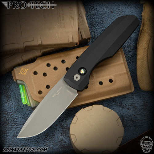 Pro-Tech Knives: Vero Synapse Auto - Blasted/Black - Blade 2026