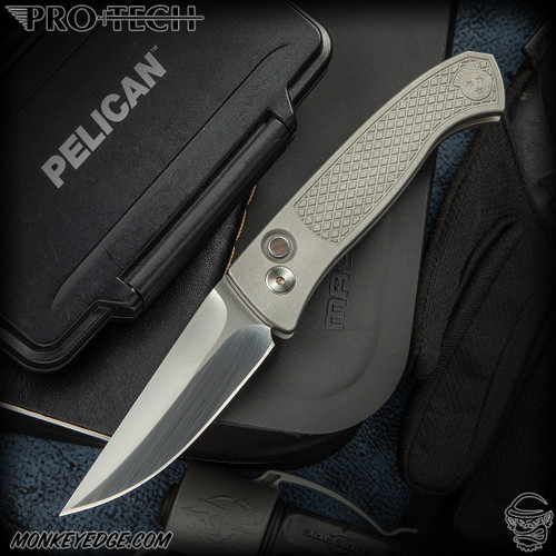 Pro-Tech Knives: Custom Brend Classic - Satin/Tumbled