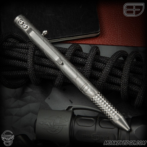 Fellhoelter TiBolt Pen - Titanium Tumbled Richard Rogers Collab