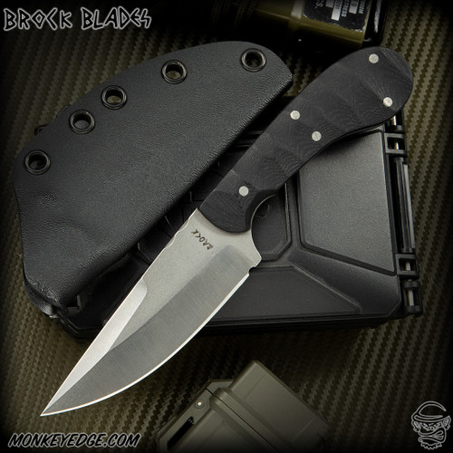 Brock Blades: Combat Options - Tumbled/Black G10