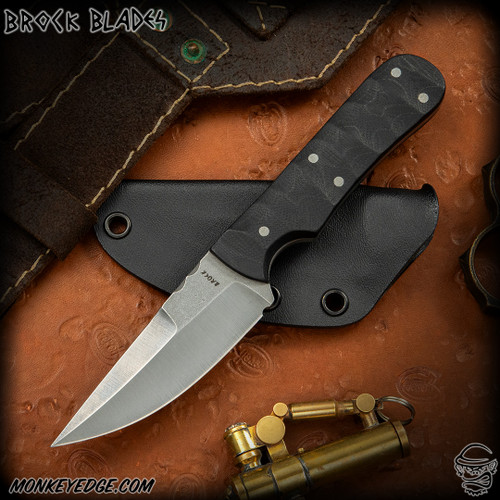 Brock Blades: Street Weasel - Tumbled/Black G10