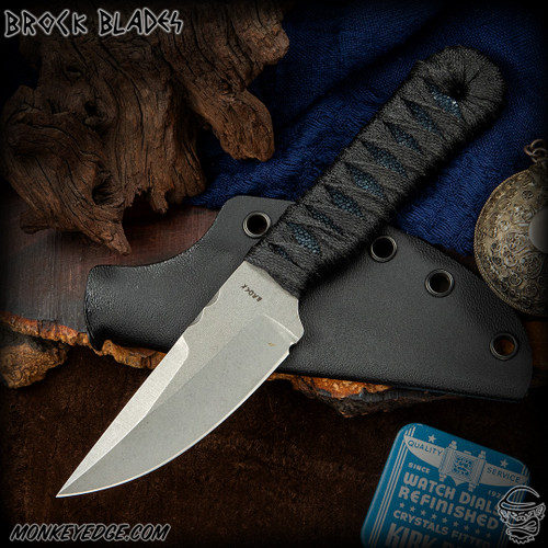 Brock Blades: Street Weasel - Tumbled/Tsuka Wrapped w/Rayskin