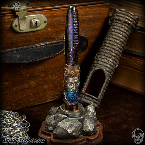 Dmitry Streltsov Pen: Ace - Castle/Blue Beard - Titanium Bronze/Blue