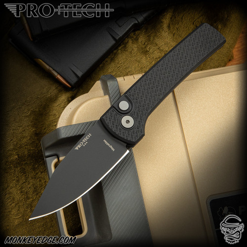 Pro-Tech Knives: Scapegoat Compact (Chaves Design) - Black/Black Carbide
