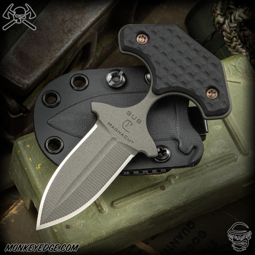 RMJ Tactical Fixed Blade: BUB Dagger (Magnacut) - Tungsten Monkey Edge FRAG Pattern
