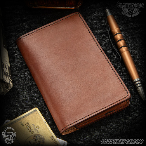 Chattanooga Leather Works: Morrow Journal Wallet - Brown