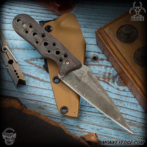 Steve Ryan: Mini DD - Night Hunter/Brown-Black Micarta