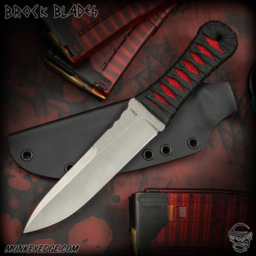 Brock Blades: Marsh Viper - Tumbled/Jap Wrap w/Red Rayskin