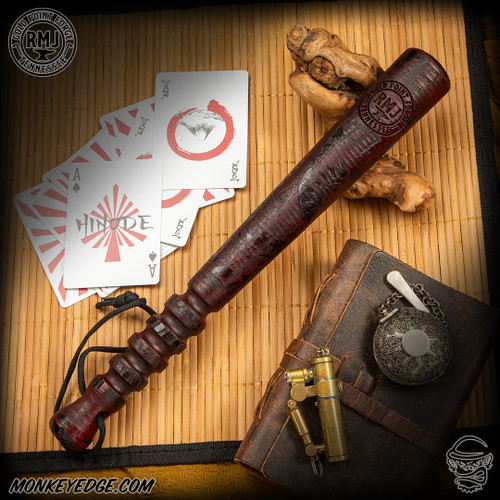 RMJ Tactical: Gold Point Loaded Honey Stick - Red Aztec Death God