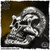 Ace Metal Works Bead: Ace Ming Skull Textured - Silver