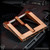 Blackside Customs Modular Belt Buckle - Copper w/Carbon Fiber Inlays