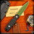 Blackside Customs Phase 7 Dagger - Army Green Cerakote/Black G10