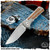 Chris Reeve Knives Folder: Inkosi Large Inlay - Drop Point Natural Micarta