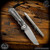 Chris Reeve Knives Folder: Inkosi Small Inlay - Tanto Black Micarta