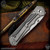 Chris Reeve Knives Folder: Inkosi Large Inlay - Tanto Black Micarta