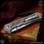 Chris Reeve Knives Folder: Inkosi Large Inlay - Drop Point Black Micarta Left Handed