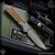 Chris Reeve Knives Folder: Inkosi Large Inlay - Drop Point Natural Micarta Left Handed