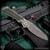 Chris Reeve Knives Folder: Inkosi Small Inlay - Insingo Black Micarta Left Handed
