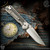 Chris Reeve Knives Folder: Sebenza 31 Small Inlay - Drop Point Bog Oak Polished