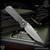 Chris Reeve Knives Folder: Sebenza 31 Large Inlay - Drop Point Black Micarta Left Handed