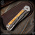 Chris Reeve Knives Folder: Sebenza 31 Large Inlay - Drop Point Box Elder Boomerang Damascus (CRK0400-SC352)