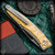 Chris Reeve Knives Folder: Mnandi - Box Elder Burl/Raindrop Damascus