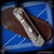 Chris Reeve Knives Folder: Sebenza 31 Small Inlay - Drop Point Macassar Ebony