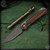 Chris Reeve Knives Folder: Sebenza 31 Large Inlay - Drop Point Macassar Ebony Ladder Damascus