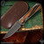 Chris Reeve Knives Folder: Sebenza 31 Small Inlay - Drop Point Macassar Ebony Boomerang Damascus